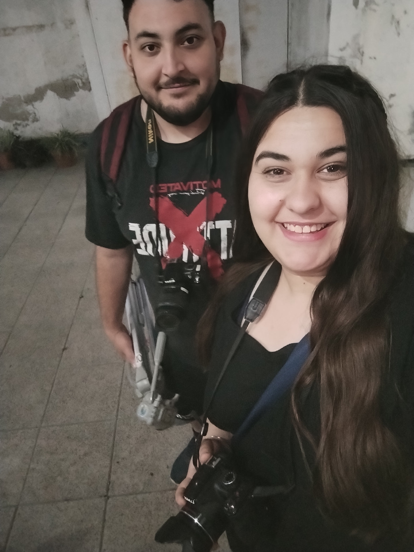 Equipo de Monkey Visuales con sus cámaras